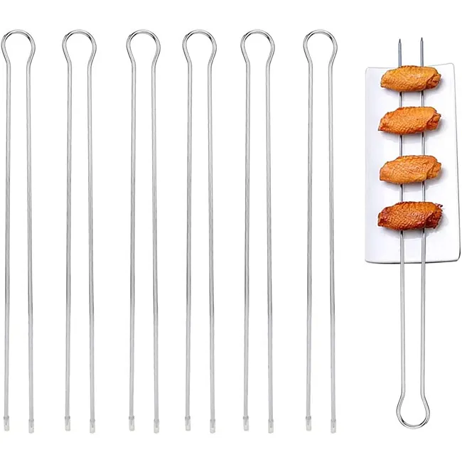 U Shape 6 in 1 BBQ Skewers Set