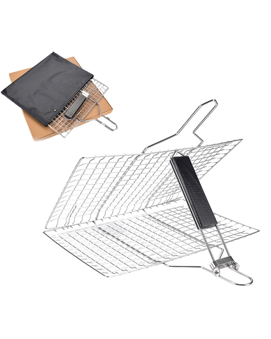 Foldable BBQ Grilling Basket