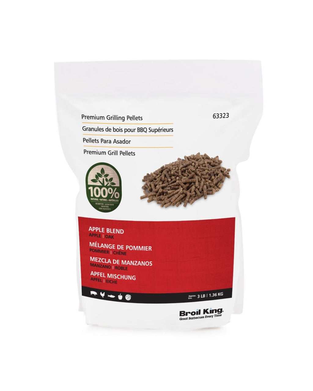 Apple Blend Pellets - 3 Lb